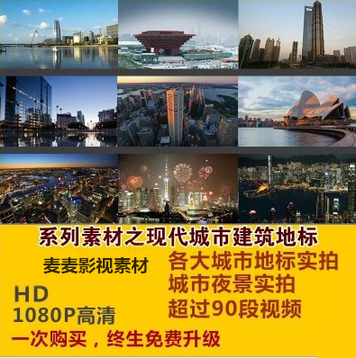 中国上海广州城市地标建筑高端办公楼夜景航拍宣传片高清视频素材