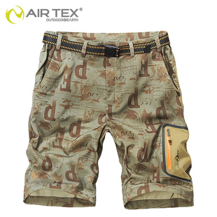 AIRTEX 夏季男士户外速干短裤沙滩裤跑步大码薄款五分裤 加大排汗