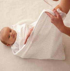 韩国进口婴儿新生儿无荧光纯棉贴身包被包巾裹单宝宝抱毯小被子