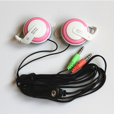 包邮Q50耳机 电脑带麦语音视频运动耳挂式 立体声2米线降噪耳机子