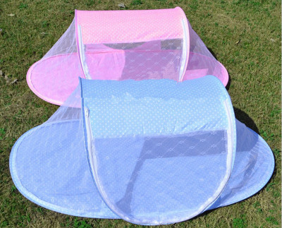婴儿蚊帐 宝宝蚊帐床蒙古包 童床可折叠船型伞形罩免安装蚊帐包邮
