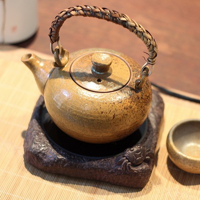 龙隐斋复古陶瓷保温茶炉加热温茶器茶杯牛奶保温底座暖茶杯器新品