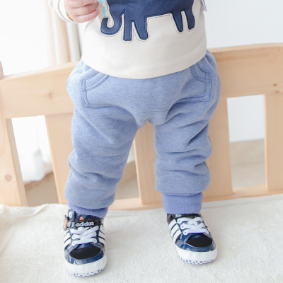 婴儿衣服秋装 0-3个月冬季长裤子0~1岁加厚冬款 男女宝宝大pp裤子