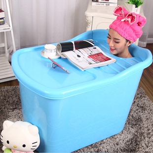 环保无味特级独立式浴缸 成人 儿童 加厚 加高 保暖浴缸