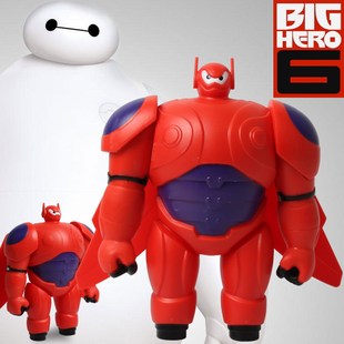 超能陆战队 儿童玩具模型 大白 白胖子 红盔甲胖子 公仔玩偶