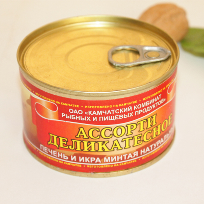 俄罗斯进口鱼罐头 深海鳕鱼肝子酱 海鲜罐头食品 佳品 新年特供