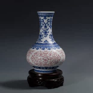 特价景德镇陶瓷摆件手绘仿古瓷器摆设现代花瓶欧式台面装饰工艺品