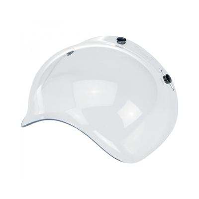 AMZ小贝同款头盔镜片哈雷三扣式带框架复古风镜飞行盔透明泡泡镜