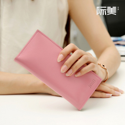 2016新款韩版原创超薄卡包女士时尚长款钱包包女士皮夹小手拿包