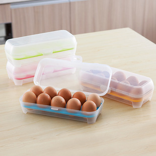 鸡蛋保鲜盒 厨房冰箱家用 创意收纳盒 塑料多功能储物  180g