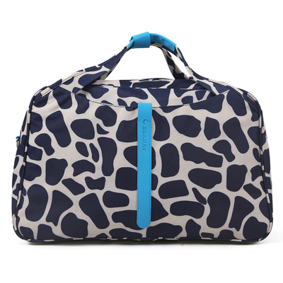 2016时尚豹纹冬款旅行袋潮流个性行李包防水耐磨旅游袋手提单肩包