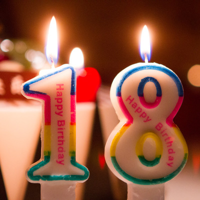 蜡烛 大号数字蜡烛创意0-9生日蜡烛蛋糕无烟蜡烛儿童周岁派对用品