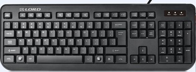 力度正品有线键盘USB键盘 家用 商务电脑键盘 台式笔记本 特价