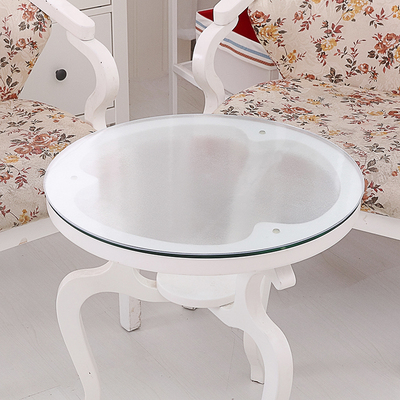 软玻璃圆桌桌布透明桌垫防水茶几垫免洗PVC水晶板塑料餐桌垫定制