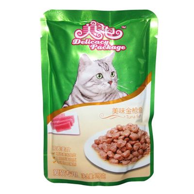 宠物妙鲜包鲜封包猫用湿粮罐头美食包开胃包零食金枪鱼100g犬托帮
