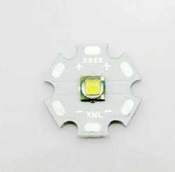 正品LED白光大功率T6强光手电筒灯泡灯珠灯芯20mm铝基板配件
