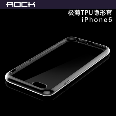 ROCK iPhone6手机壳超薄硅胶保护软壳苹果6s 4.7保护套透明新款潮