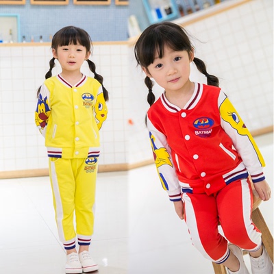 【天天特价】儿童春装套装1-2-3-4-5岁男女童新年服宝宝红色衣服