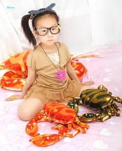 海洋乐园海底世界螃蟹公仔毛绒玩具抱枕  正品批发