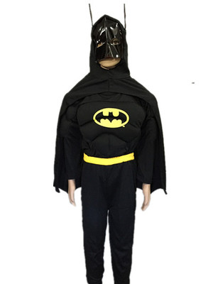 蝙蝠侠cosplay演出服装蝙蝠侠大战超人服装儿童蝙蝠侠cos套服装
