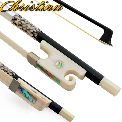 Christina法式白牛骨高级碳素碳纤维弓杆G04专业演奏小提琴琴弓
