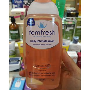 现货直邮澳洲Femfresh女性洗液 私处洗护液 250ml 温和无皂 百合