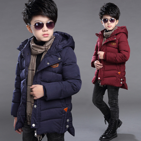 【天天特价】2015冬季新款男童棉衣中长款儿童加厚棉服上衣外套