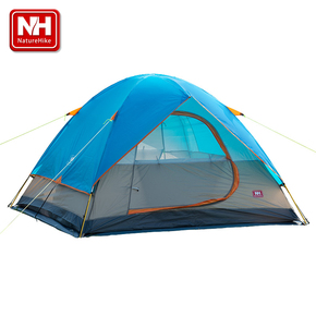 Naturehike 3-4人户外双层帐篷露营野营沙滩透气防风防雨休闲帐篷