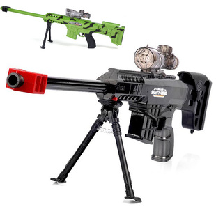 连罡电动连发水弹枪巴雷特加特林软弹儿童玩具狙击枪cs水晶子弹枪