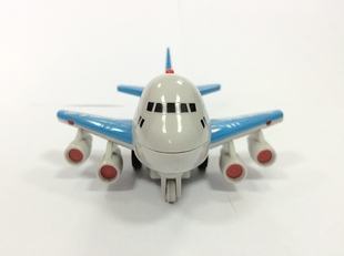 2015年 亚运珍藏飞机模型回力带声光惯性模型飞机儿童玩具 包邮