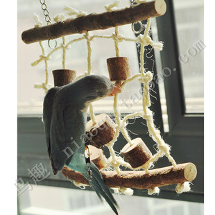 小鸟玩具吊网鹦鹉玩具攀爬型玩具中小型鹦鹉玩具