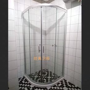 特价淋浴房 卫生间隔断玻璃屏风 北京整体淋浴房定制 简易隔断