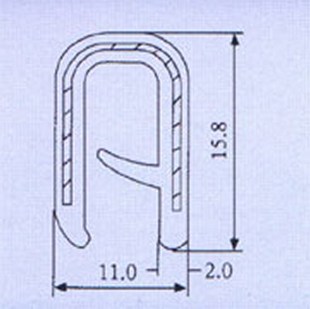 护口条门边胶条橡胶U型条不锈钢板包边条边缘护条PVC橡塑U型卡条