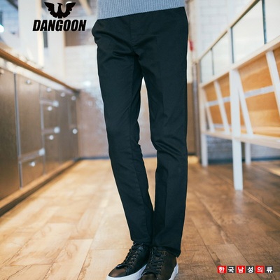 DANGOON 檀君2015秋季新款韩版修身时尚潮流纯色男士长裤 DG_P171