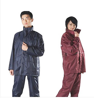 雨衣成人男女韩版时尚反光加厚透气分体式雨衣雨裤套装