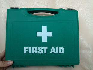 BANKOK品牌 急救箱套装 企业家用医疗医用便携户外绿色塑料箱含药