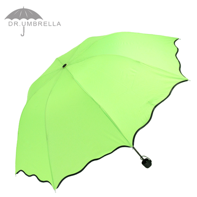 遇水开花公主防晒伞 创意超轻晴雨伞两用 女 学生折叠遮阳伞包邮