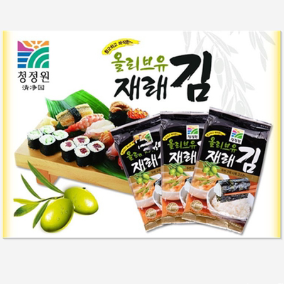正宗韩国进口 清净园 海苔食品零食即食  产品编号 183