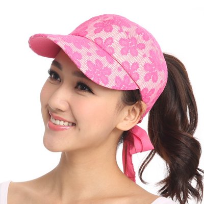 新款帽子夏季韩版女士遮阳帽 太阳帽休闲无顶防晒空顶帽棒球帽