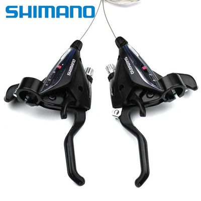 SHIMANO喜玛诺EF65联体指拨8速24速山地车自行车变速器拨杆刹把