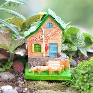 苔藓微景观树脂楼梯小房子多肉装饰摆件桌面饰品玩具创意桌面