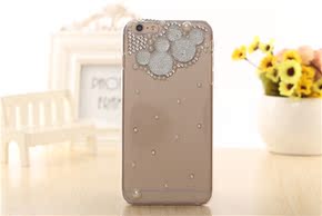 iphone6镶钻手机壳 iPhone6plus钻壳 苹果6s水钻米奇卡通保护壳