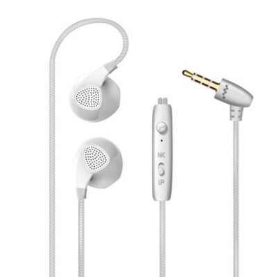 鸿标S10耳机入耳式通用线控重低音挂耳式跑步运动手机MP3苹果小米
