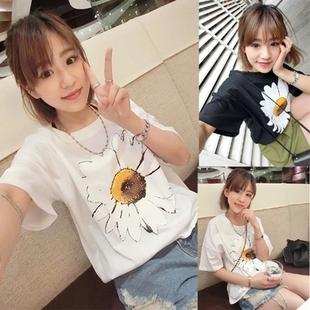 2015韩版短袖女T恤夏装韩范学生打底衫女体桖韩版