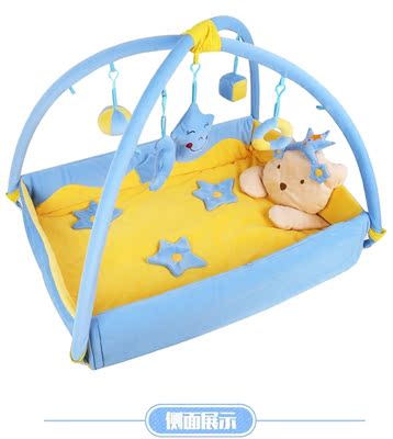 婴儿玩具游戏毯健身架 宝宝益智游戏垫爬行垫 新生儿0-1岁音乐毯