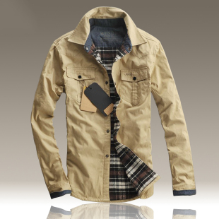 2014新款秋装新款夹克卡其控时尚英伦军款实用两面穿夹克外套