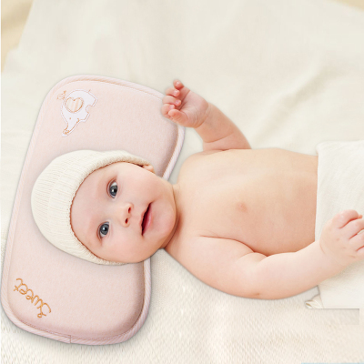 婴儿枕头0-1-3岁防偏头定型枕纯棉透气新生儿宝宝儿童矫正记忆枕