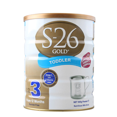 【2罐装】新西兰S26惠氏金装婴幼儿配方牛奶粉3段（1-3周岁）900g