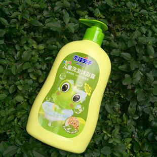 青蛙王子 儿童洗发沐浴480毫升 燕麦蛋白 宝宝婴儿洗发泡澡