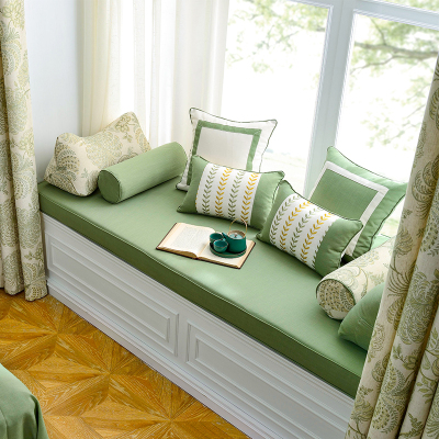 飘窗垫 窗台垫卧室简约现代高密度海绵沙发垫定做加厚阳台垫防滑